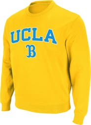 COLOSSEUM Men's Colosseum Gold UCLA Bruins Arch & Logo Crew Neck Sweatshirt