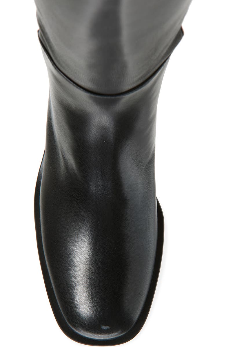 Stuart Weitzman Effortless Stretch Back Boot, Alternate, color, Black