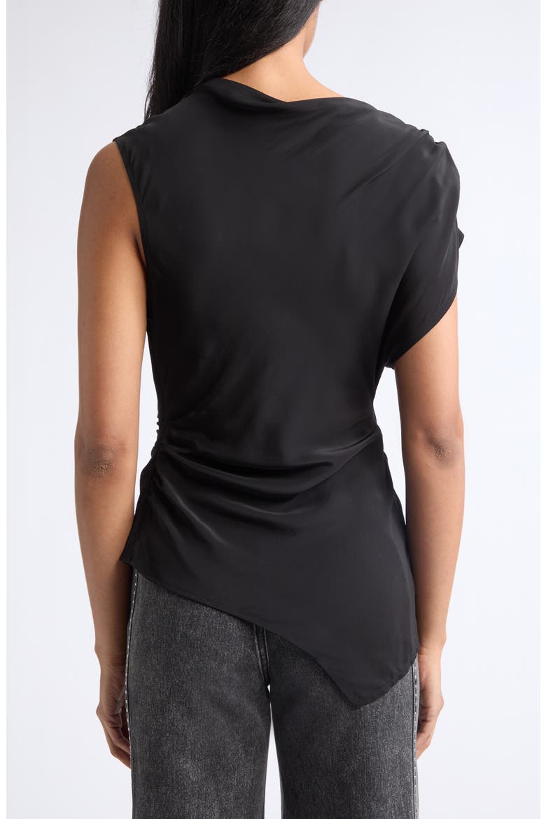 Yvonne Pleat Top, Alternate, color, BLACK
