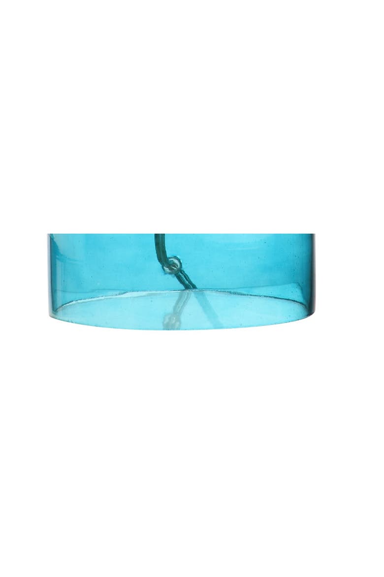 Gemma Glass Bell LED Table Lamp, Alternate, color, Moroccan Blue