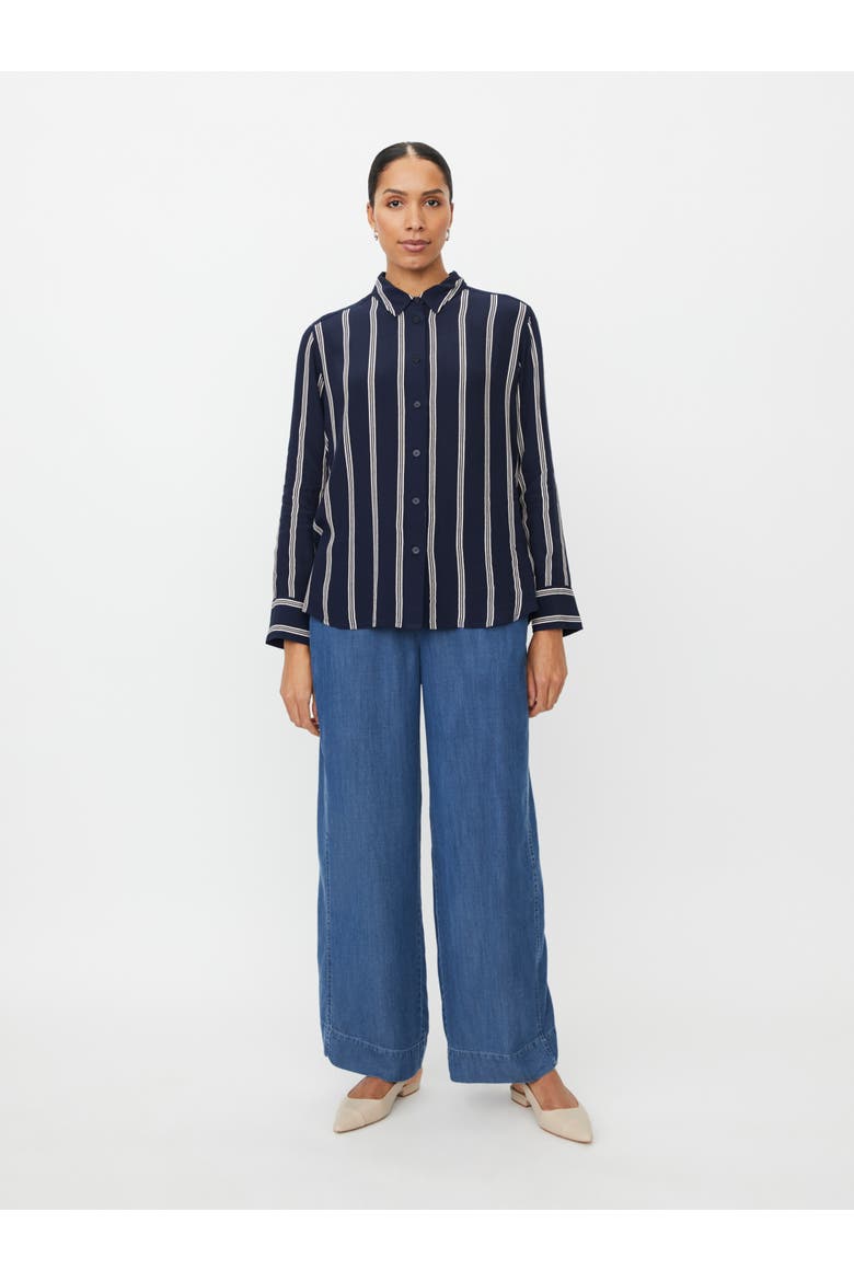 MaIrvela Striped Shirt, Alternate, color, Navy Blazer
