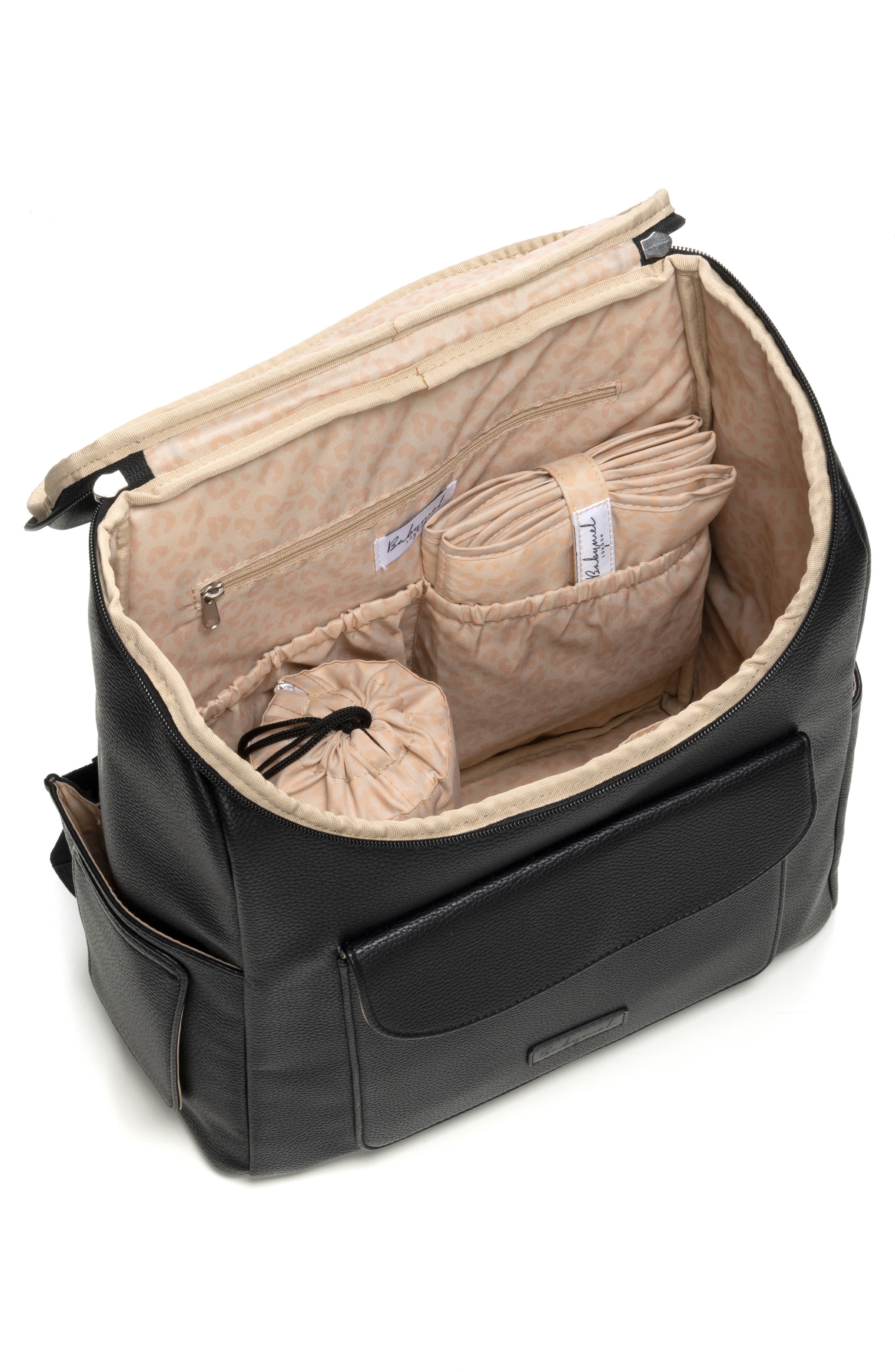 Babymel Lennox Convertible Faux Leather Diaper Bag, Alternate, color, 