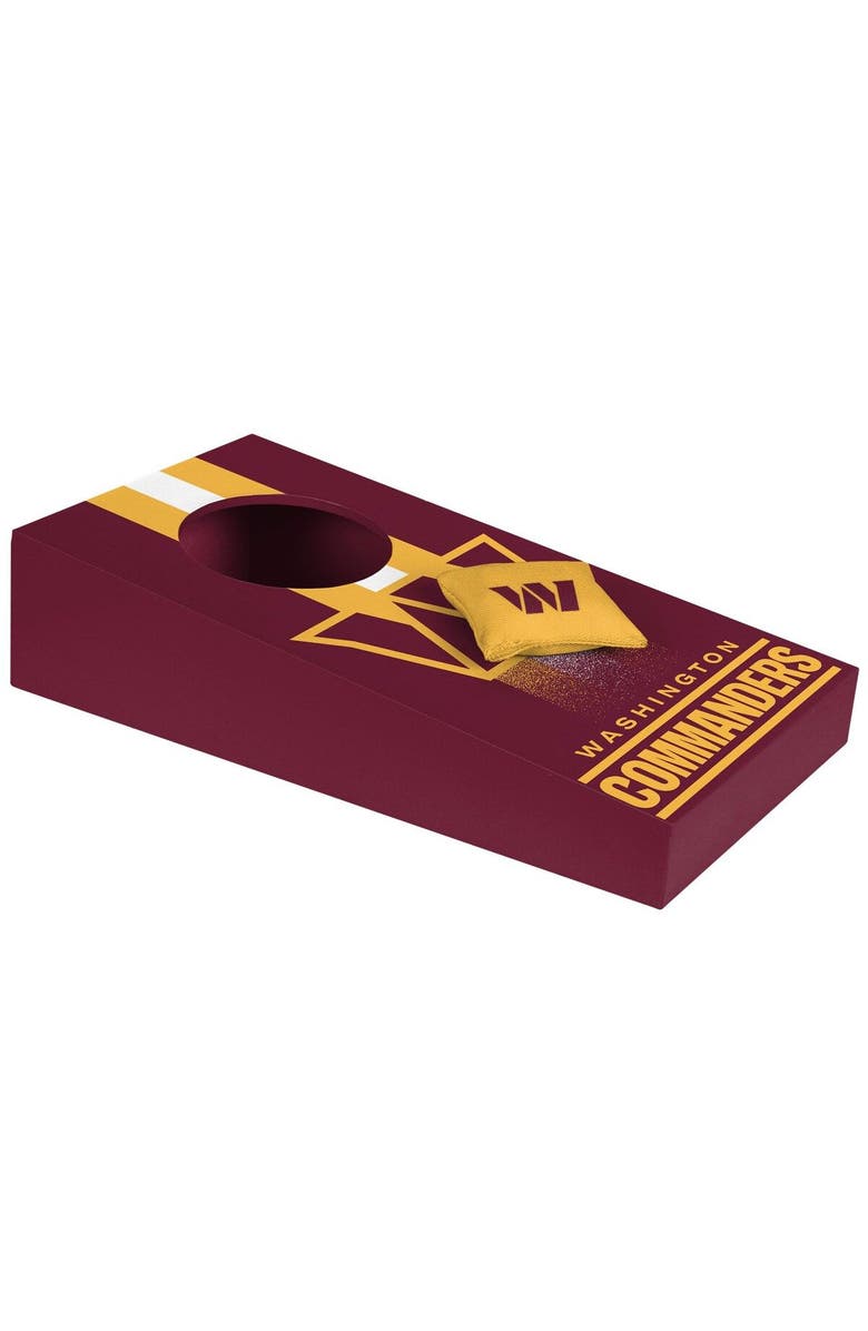 FOCO Washington Commanders Tabletop Cornhole Set, Alternate, color,