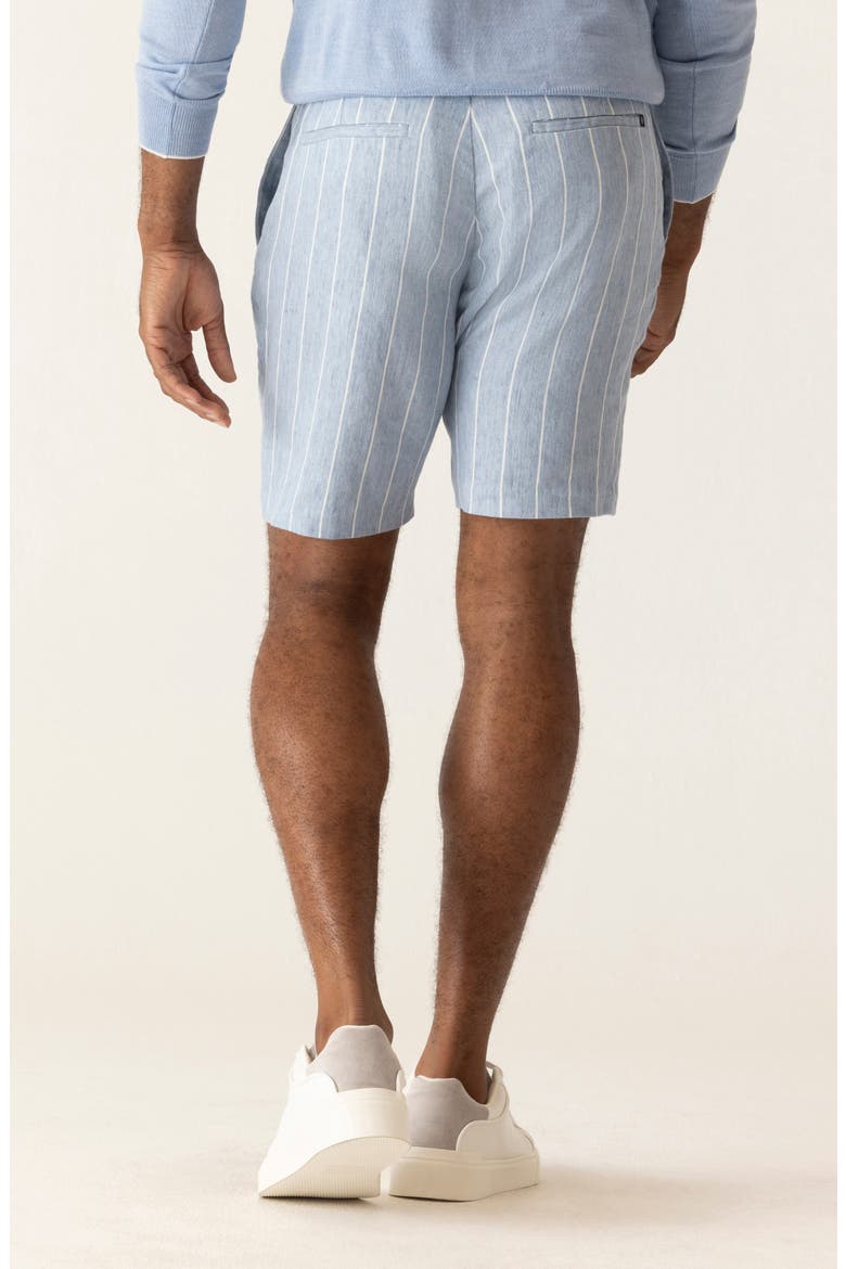 Oasis 8.5-Inch Linen Blend Bermuda Shorts, Alternate, color, CHAMBRAY