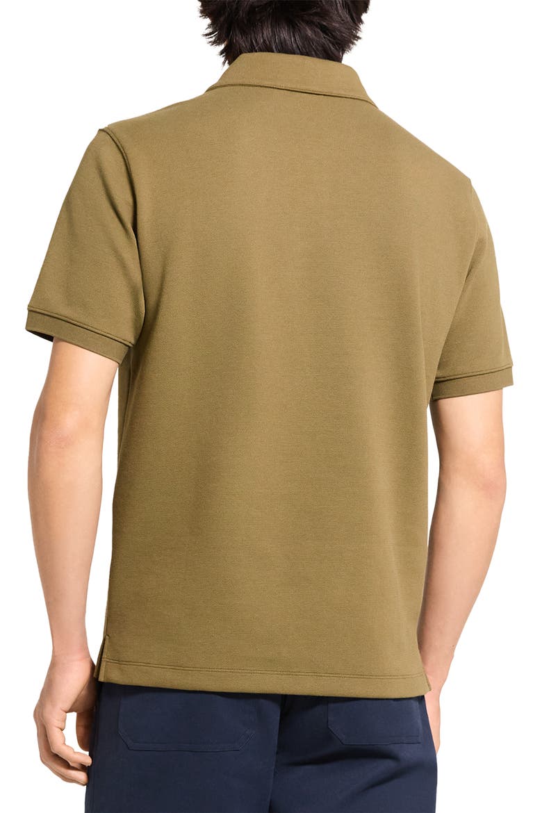 Delroy Double Piqué Polo, Alternate, color, DUFFLE