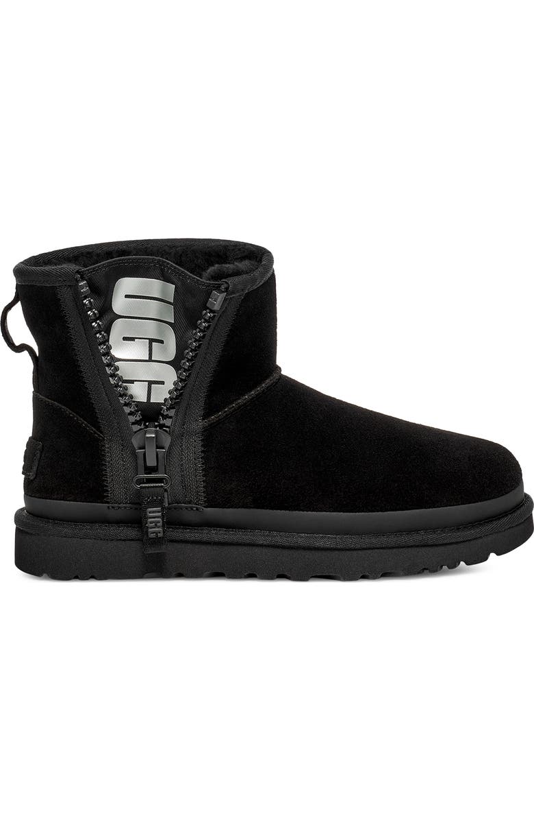 UGG<sup>®</sup> Mini Classic Zip Bootie, Alternate, color,