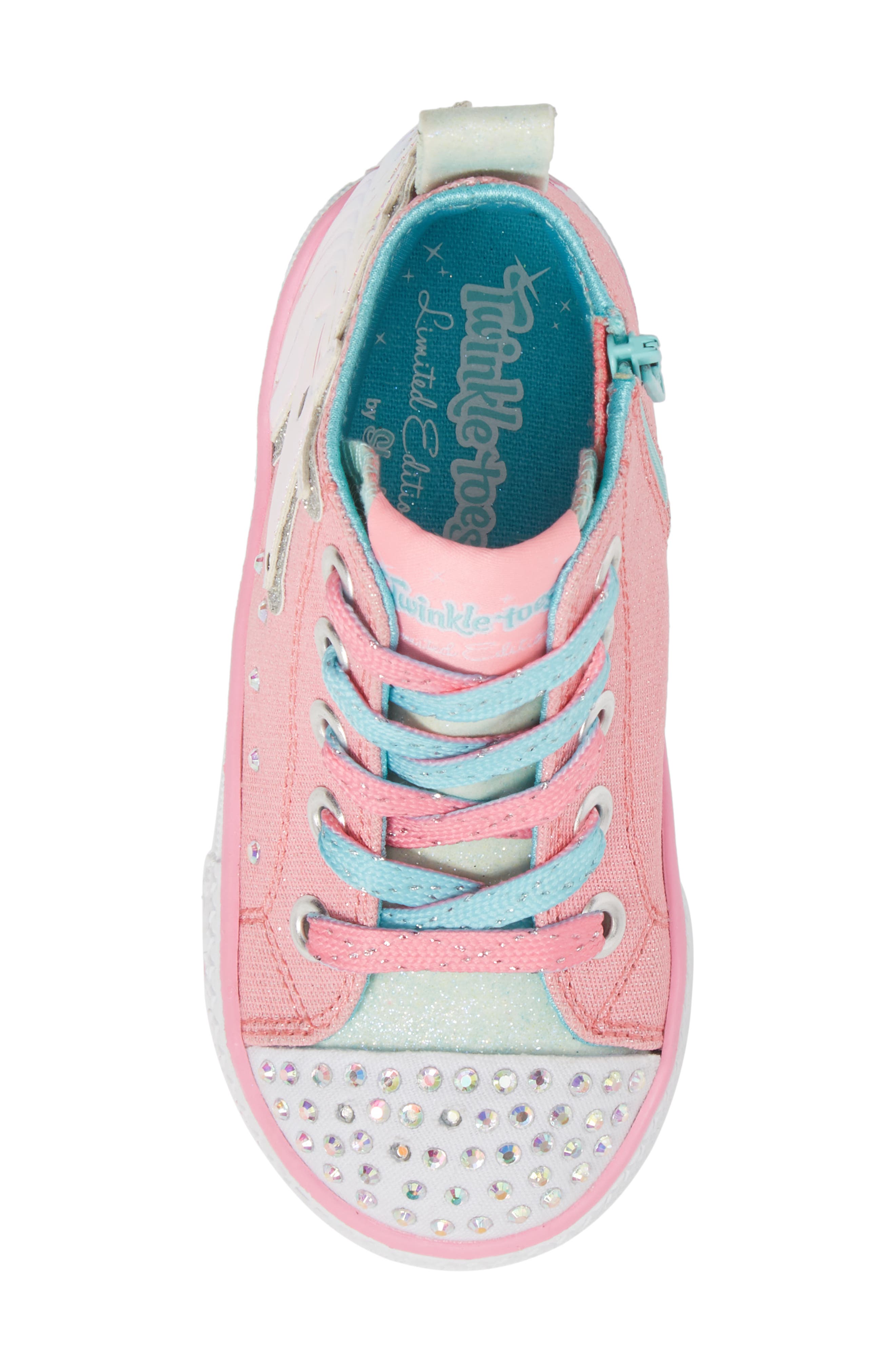 SKECHERS Twinkle Toes Unicorn Light-Up Sneaker, Alternate, color, 
