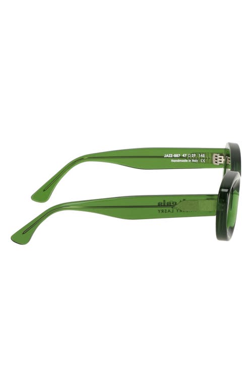 Cult Gaia X Thierry Lasry Jazz 47mm Oval Sunglasses In Green