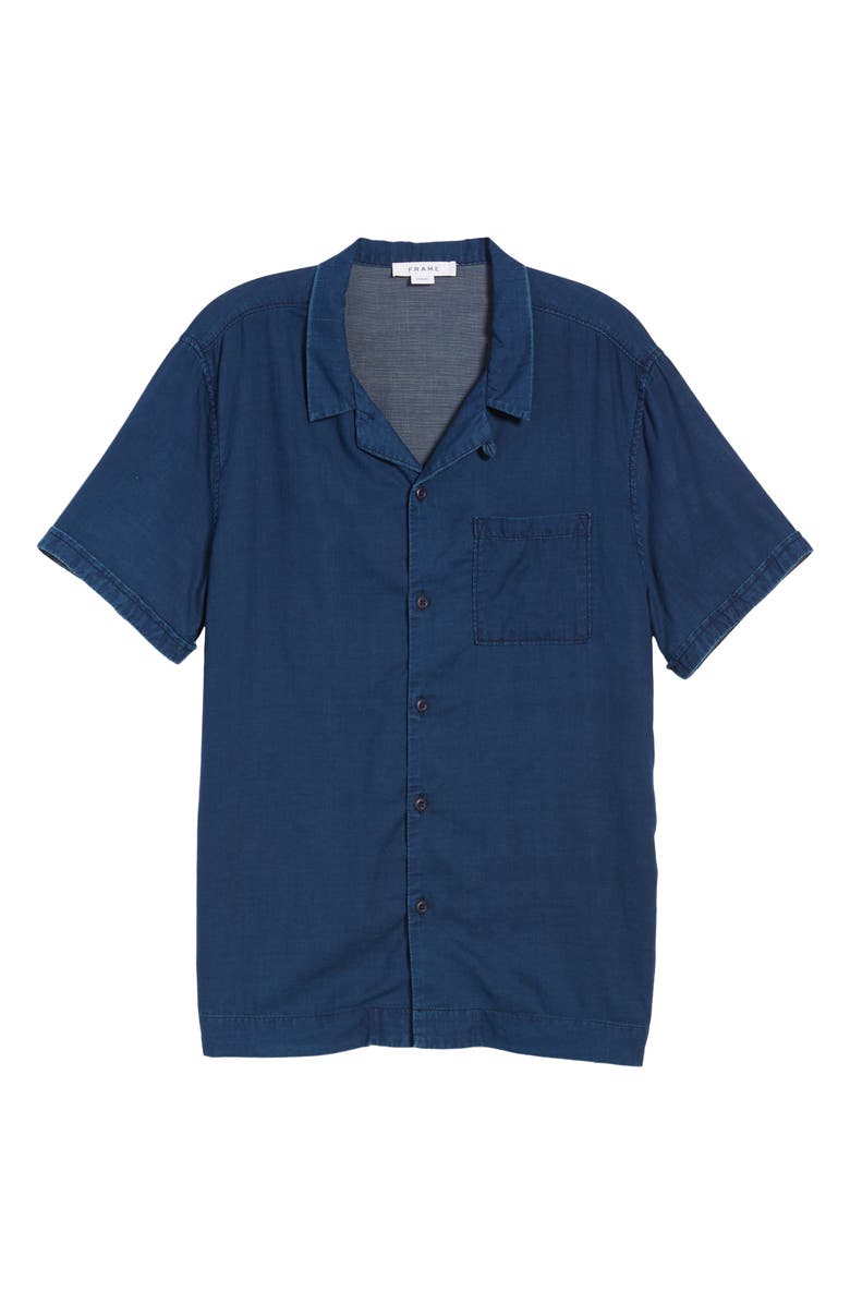 FRAME Slim Fit Camp Shirt, Alternate, color, 