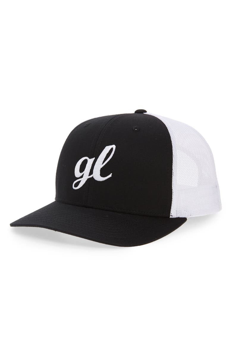 Goodlife Embroidered Logo Curved Brim Ball Cap, Main, color, 