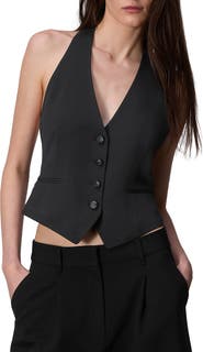 rag & bone Ethel Halter Crepe Vest