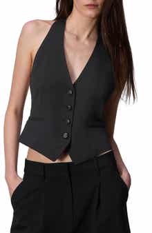 rag & bone Ethel Halter Crepe Vest