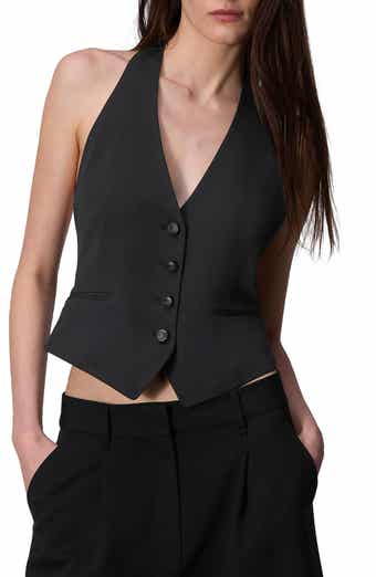 rag & bone Ethel Halter Crepe Vest