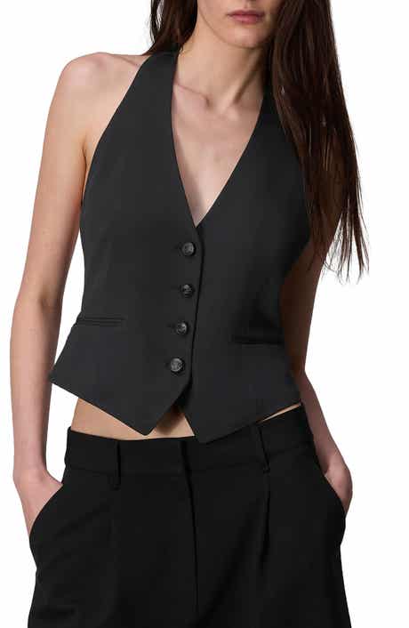 rag & bone Ethel Halter Crepe Vest