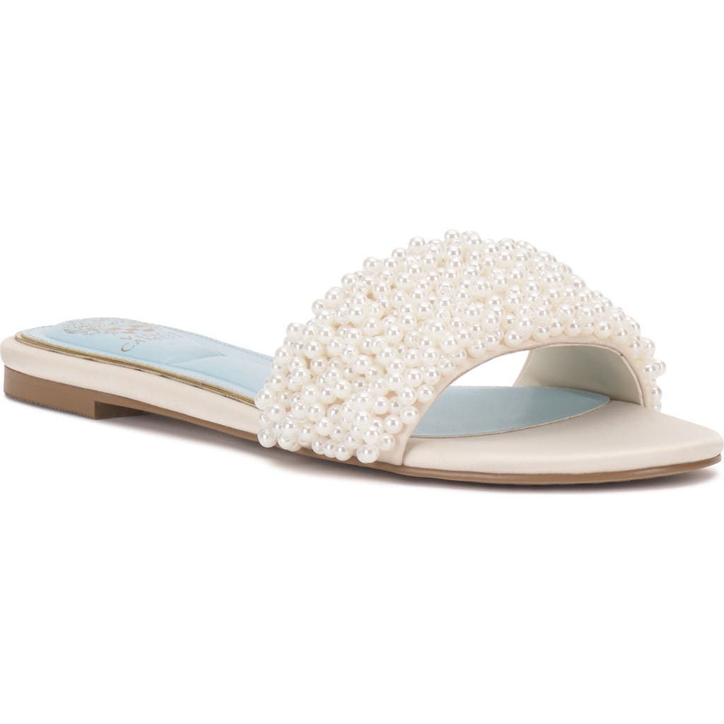 Vince Camuto Balea Slide Sandal in Milk at Nordstrom, Size 5