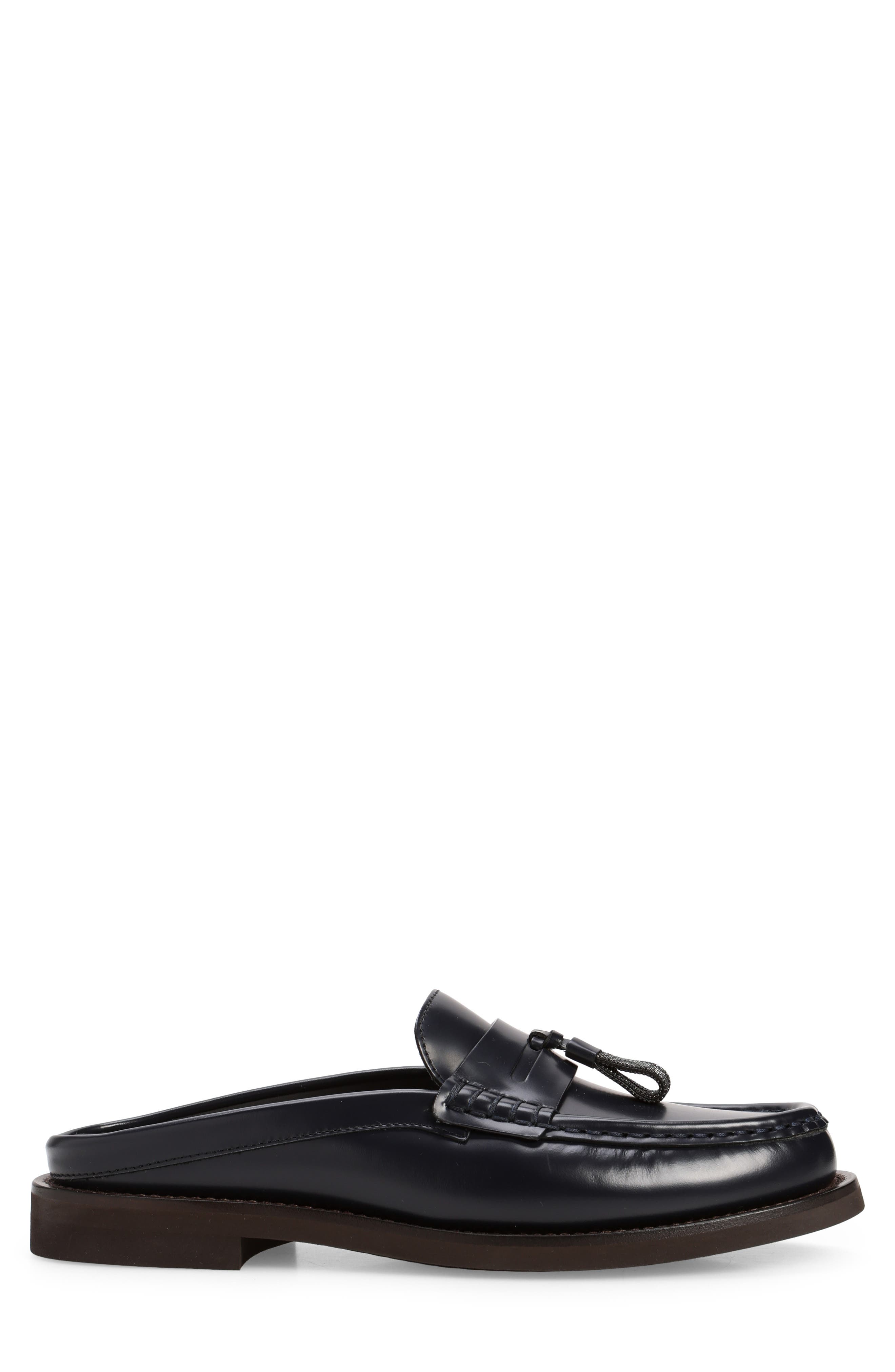 Brunello Cucinelli Tassel Loafer Mule, Alternate, color, 