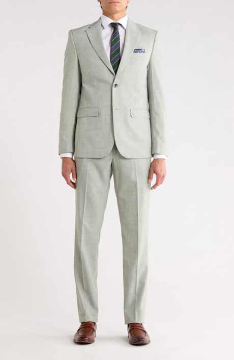 SOUL OF LONDON Two Button Linen Suit