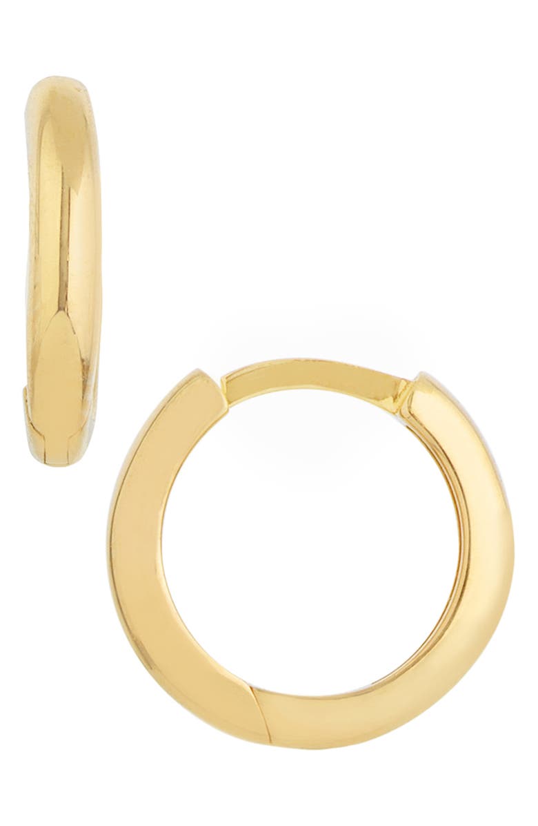 HAWLEY ST 14K Gold 11mm Huggie Hoop Earrings, Main, color, 