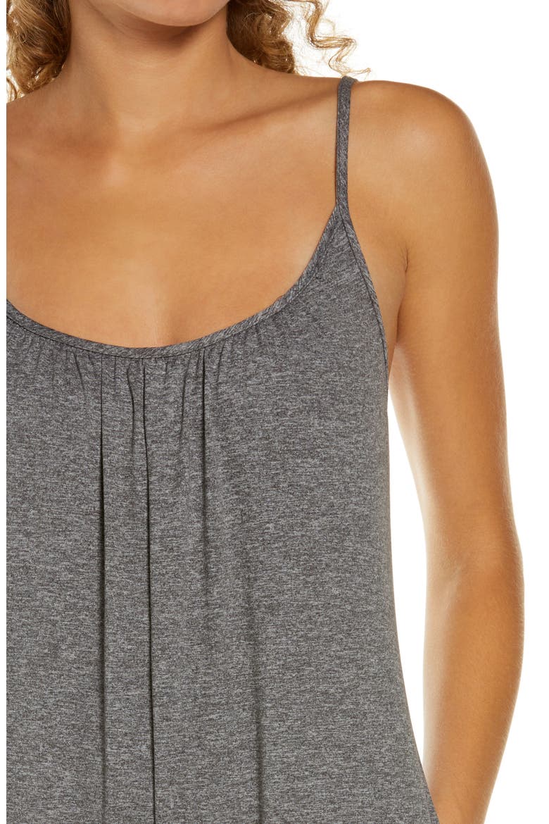 Sleeveless Wide Leg Jumpsuit, Alternate, color, CHARCOAL