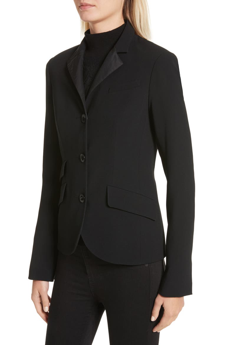 Slade Wool Blazer, Alternate, color, BLK