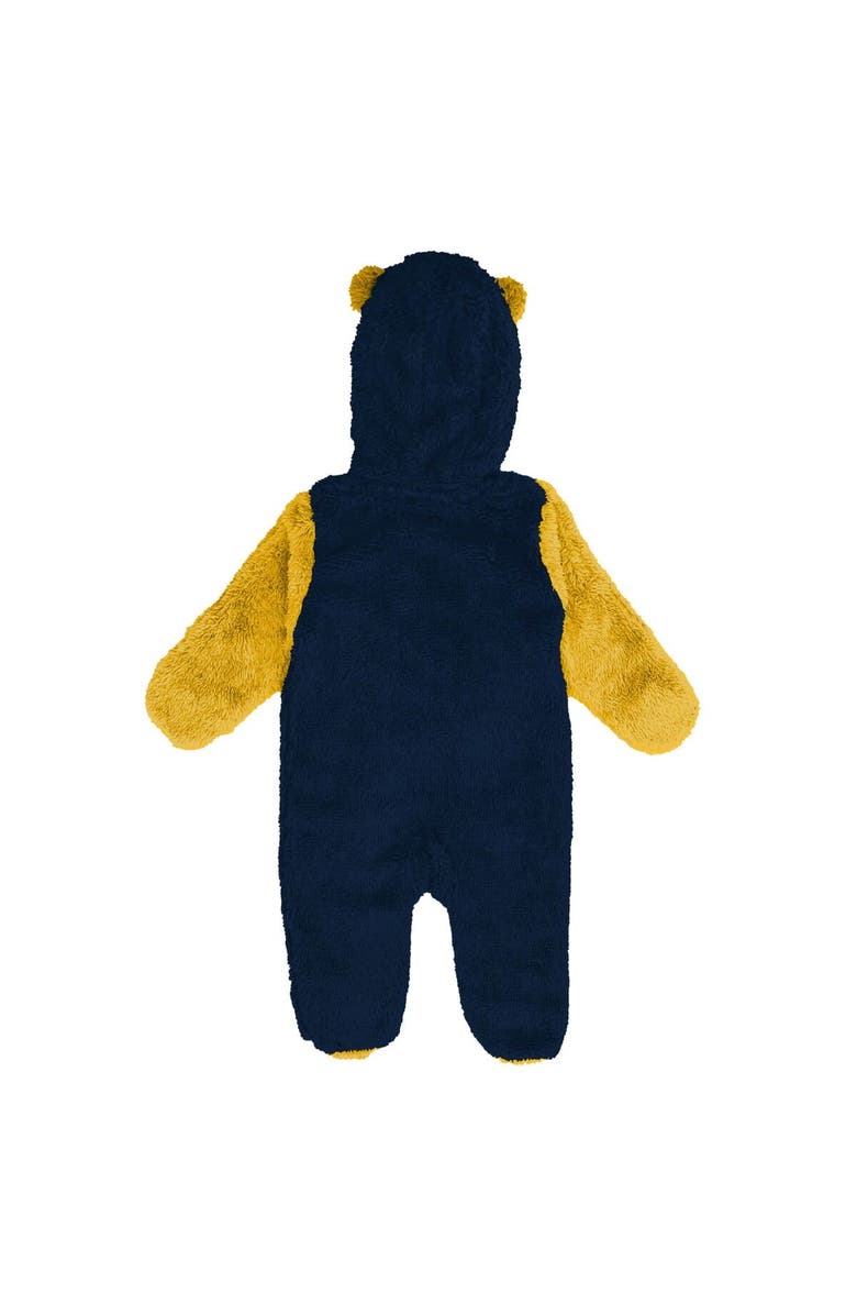Outerstuff Infant & Newborn Outerstuff Navy Denver Nuggets Stay Napping Fleece Bunting Full-Zip Hooded Sleeper, Alternate, color, Navy