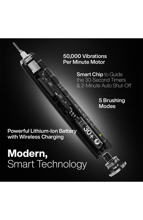 Aquasonic Elite Ultra-whitening Power Toothbrush In Black