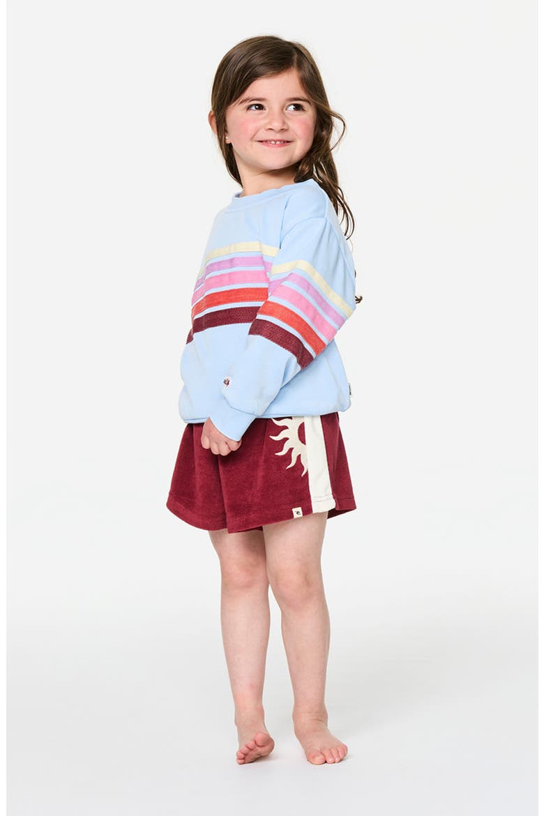 Kids' Surf Revival Crewneck Sweatshirt, Alternate, color, SKY BLUE