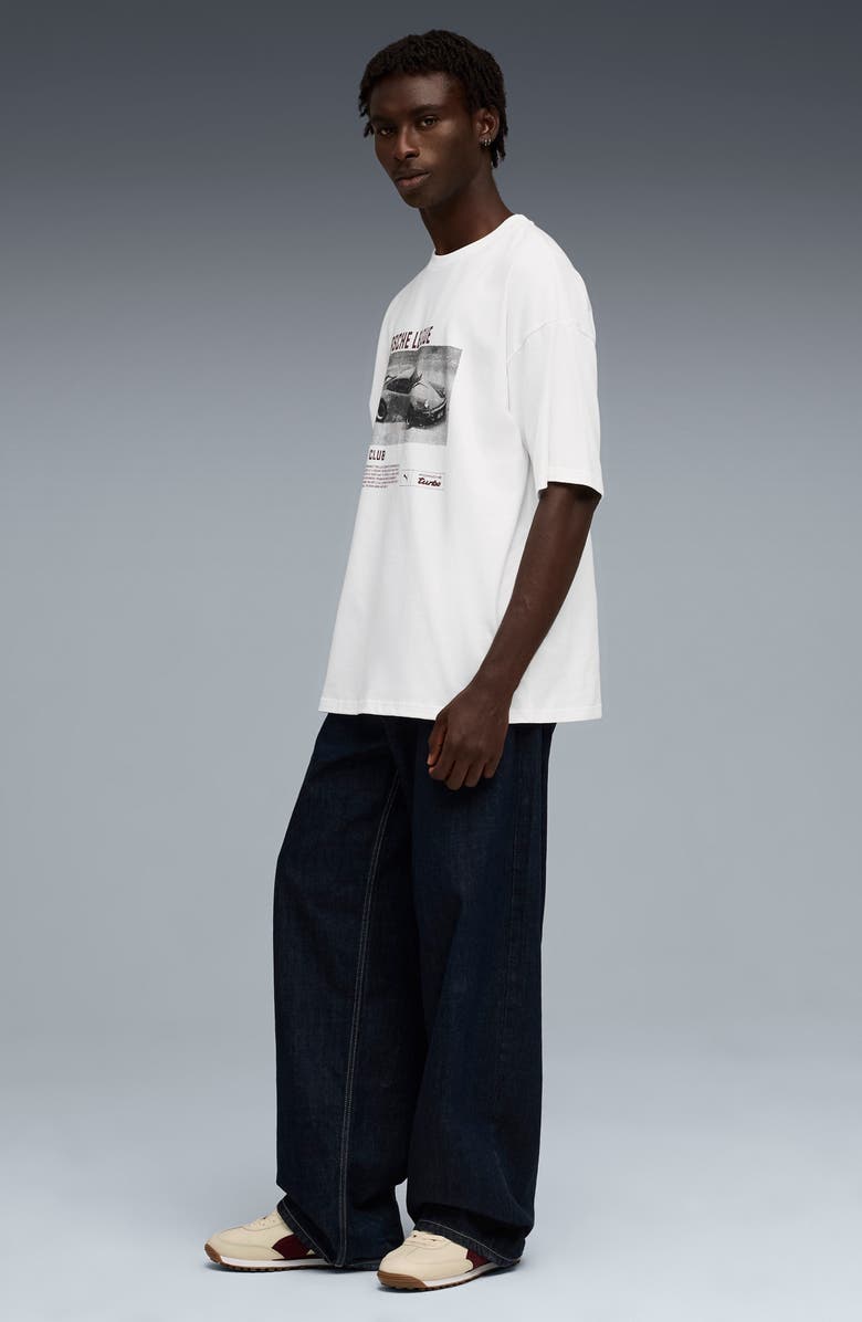 PUMA Porsche League Graphic T-Shirt, Alternate, color, Puma White