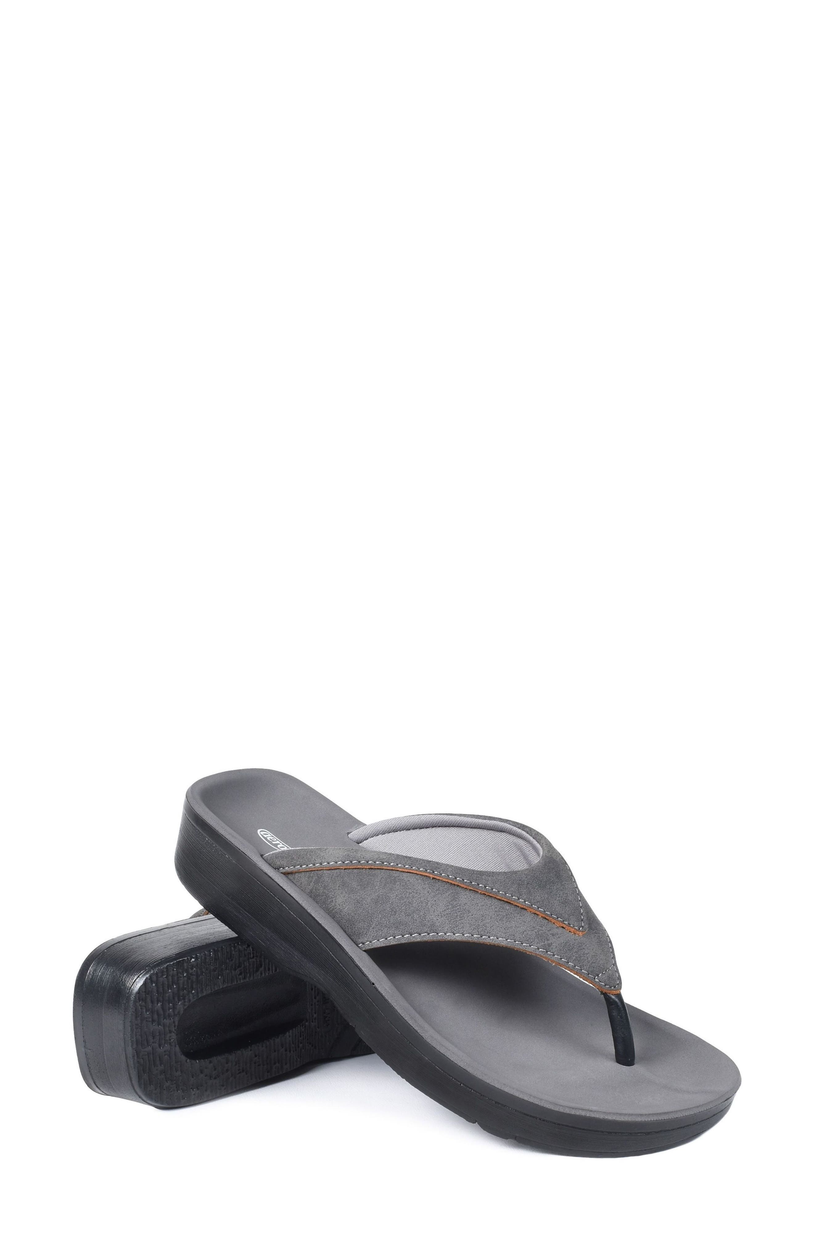 AEROTHOTIC Tera Flip Flop, Alternate, color, Grey