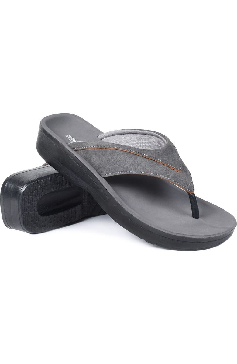 AEROTHOTIC Tera Flip Flop, Alternate, color, Grey