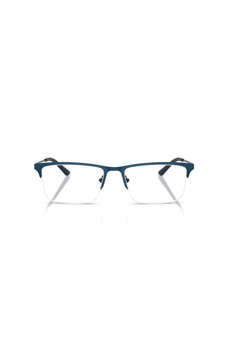 55mm Rectangle optical glasses, Alternate, color, Blue