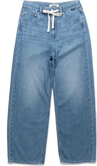 Nella Wide Leg Drawstring Jeans