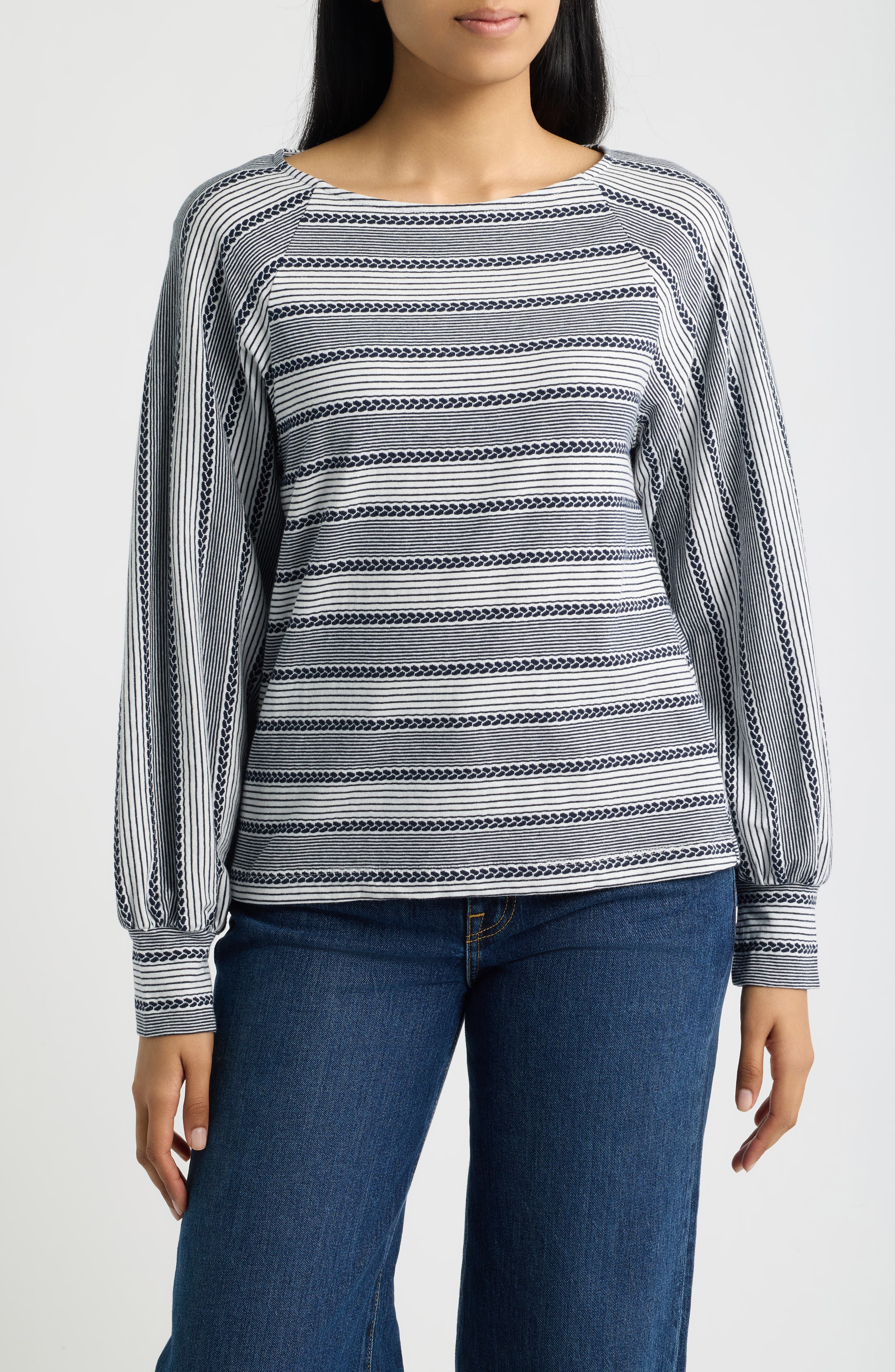 selected IVORY/ DK NAVY