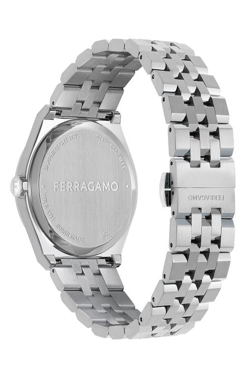 Ferragamo Vega New Bracelet Watch In Stainless Steel