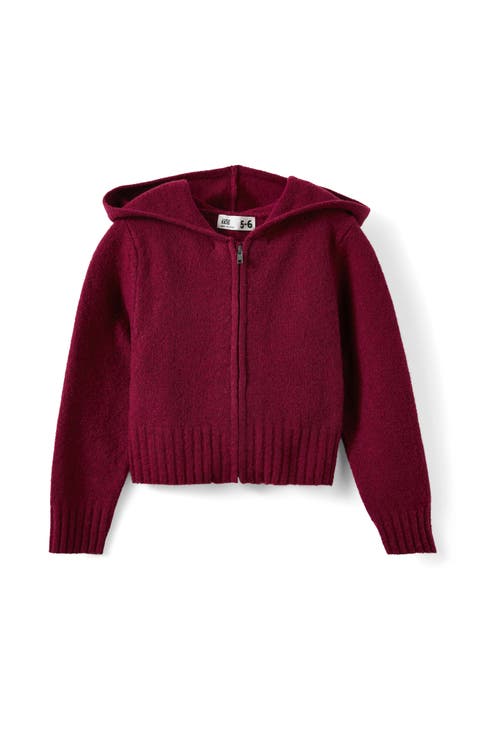 Kid's Knitted Zip Through Hoodie