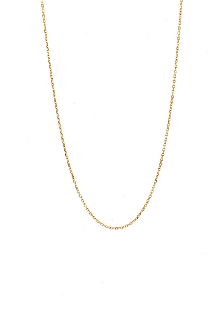 14K Yellow Gold 18" Diamond Cut Chain Necklace, Main, color, 14KY