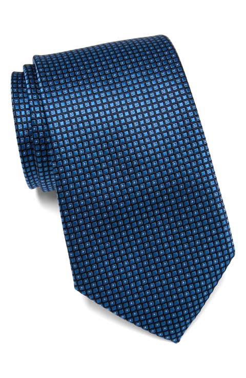 Neat Woven Silk Tie