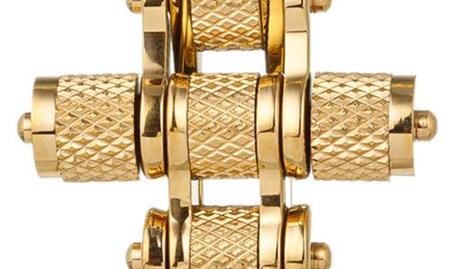 Eye Candy Los Angeles Edwin Cross Pendant Necklace In Gold