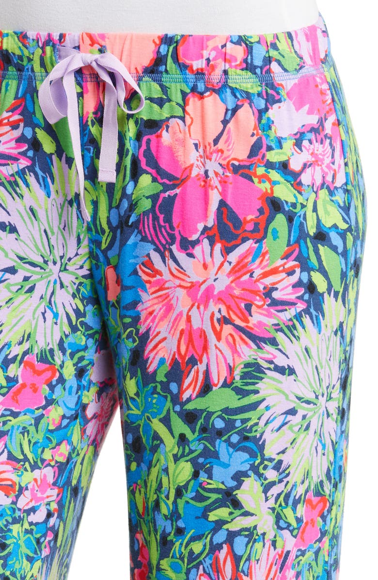 Lilly Pulitzer<sup>®</sup> Print Drawstring Knit Pajama Bottoms, Alternate, color, 