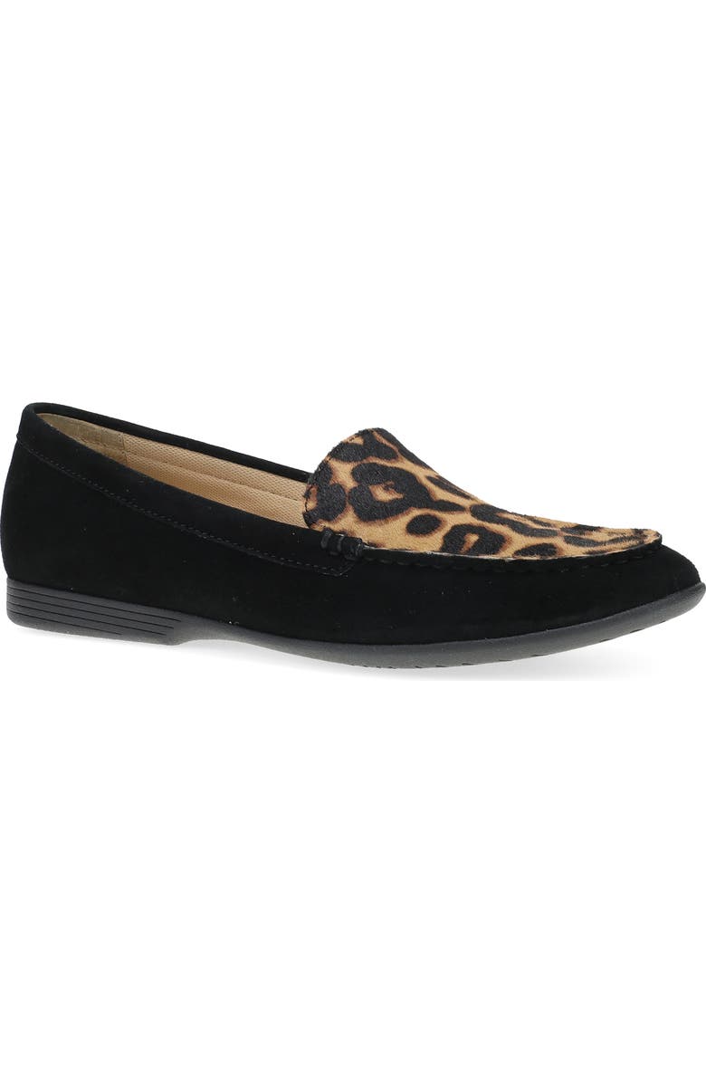 Dansko Lorri Loafer, Main, color, Black Leopard