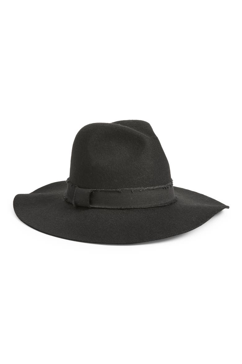 Rancher Felted Wool Western Hat, Main, color, BLACK COMBO