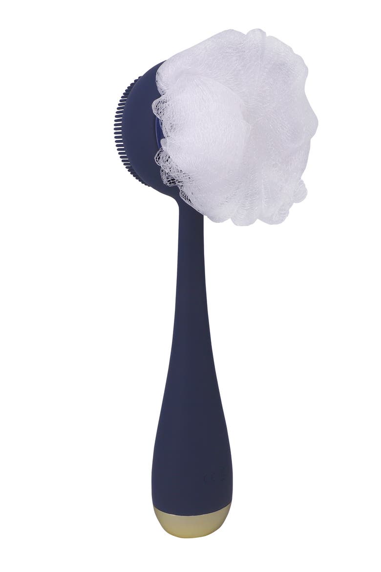 Clean Body Cleansing, Exfoliating, and Massaging Device, Main, color, NAVY