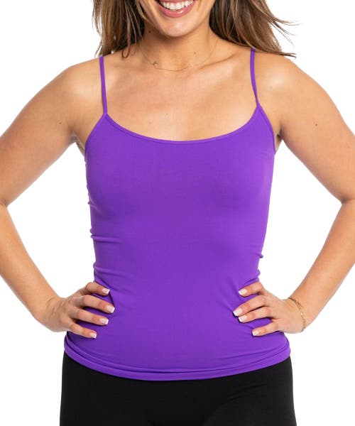 Malibu Sugar Solid Camisole In Purple