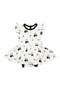 Ruffle Sleeve Skirted Bodysuit