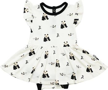 Ruffle Sleeve Skirted Bodysuit