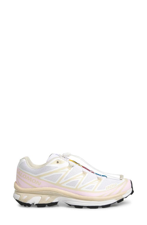 Salomon Gender Inclusive Xt-6 Sneaker In White