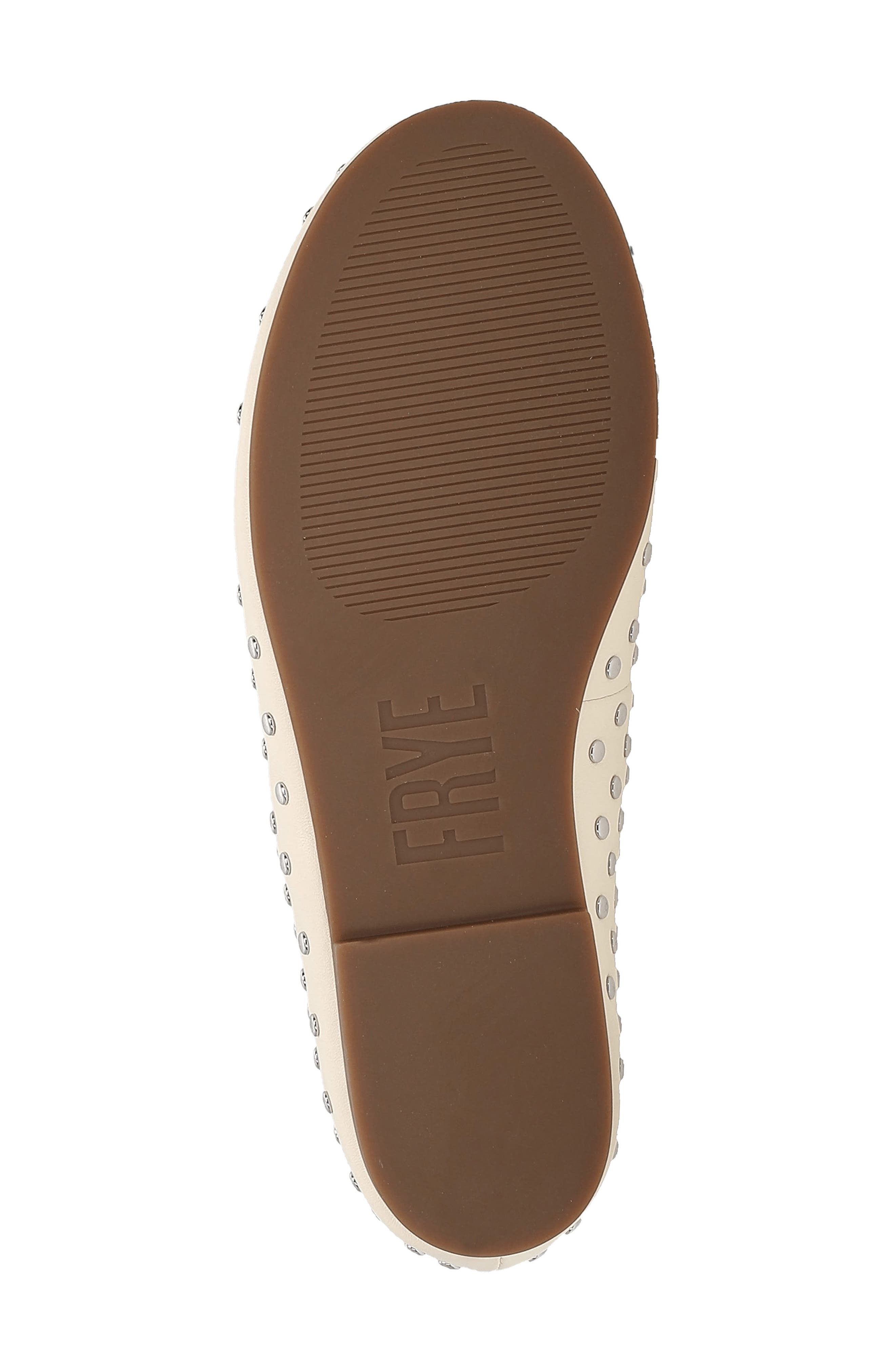 Emma Studded Mary Jane Flat, Alternate, color, ECRU