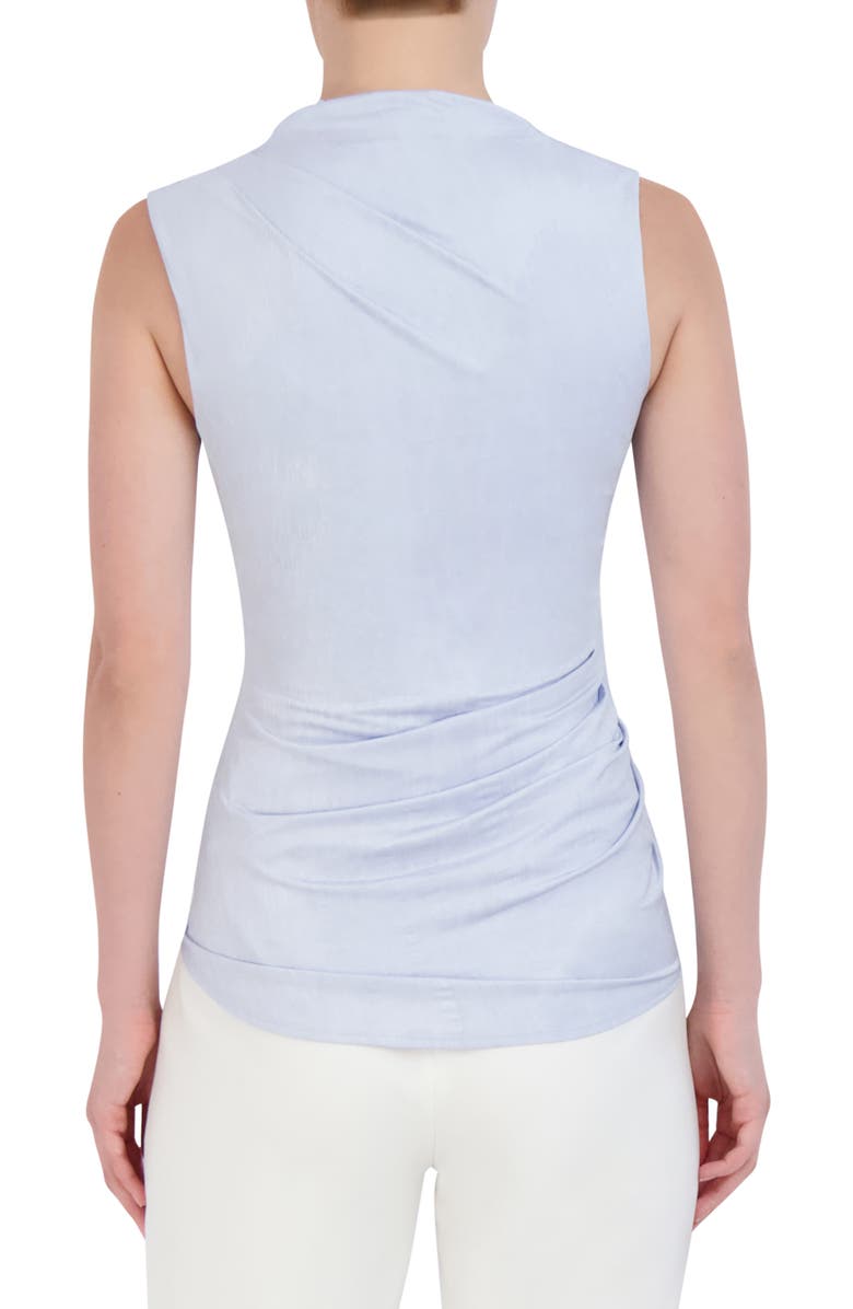 BCBGMAXAZRIA Asymmetric Pleat Tank, Alternate, color, 
