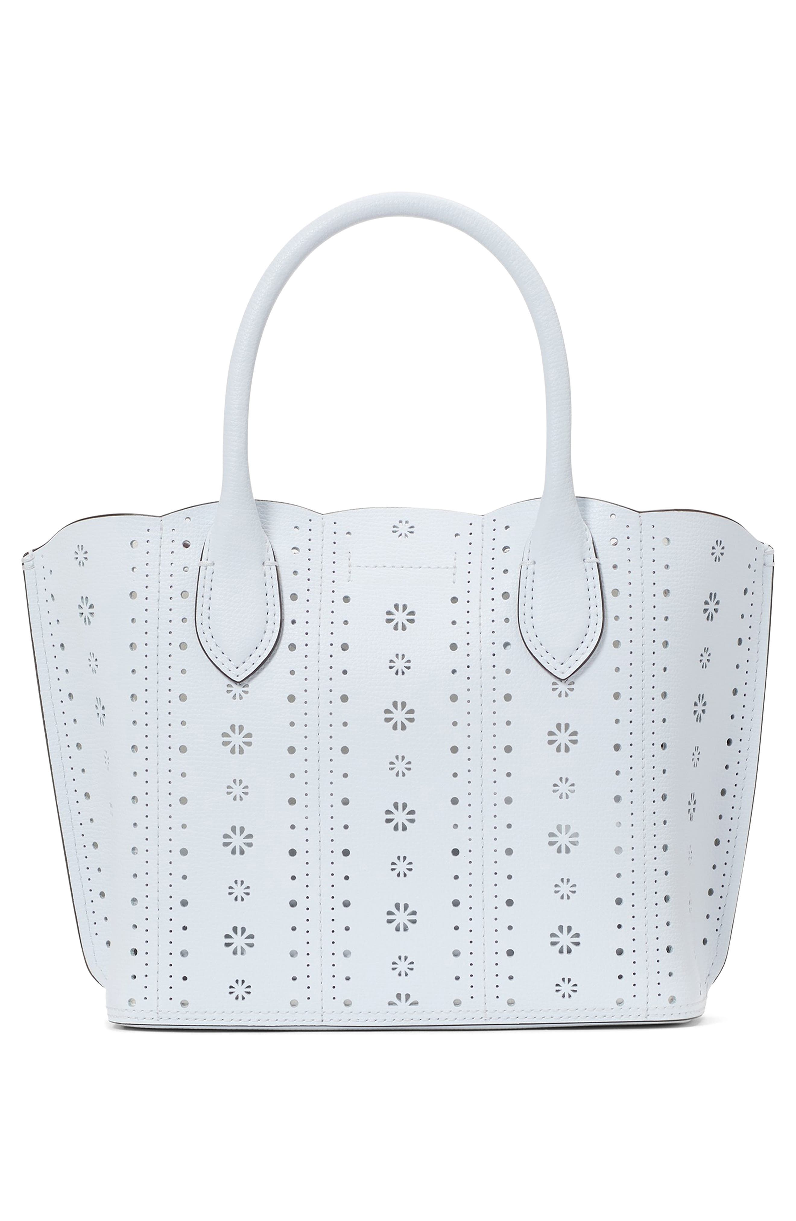 Kate Spade New York suite pointelle leather tote, Alternate, color, 