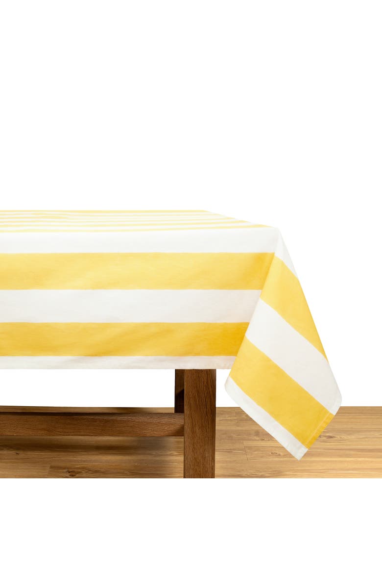St. Tropez Tablecloth, Main, color, Yellow 71" x 128"